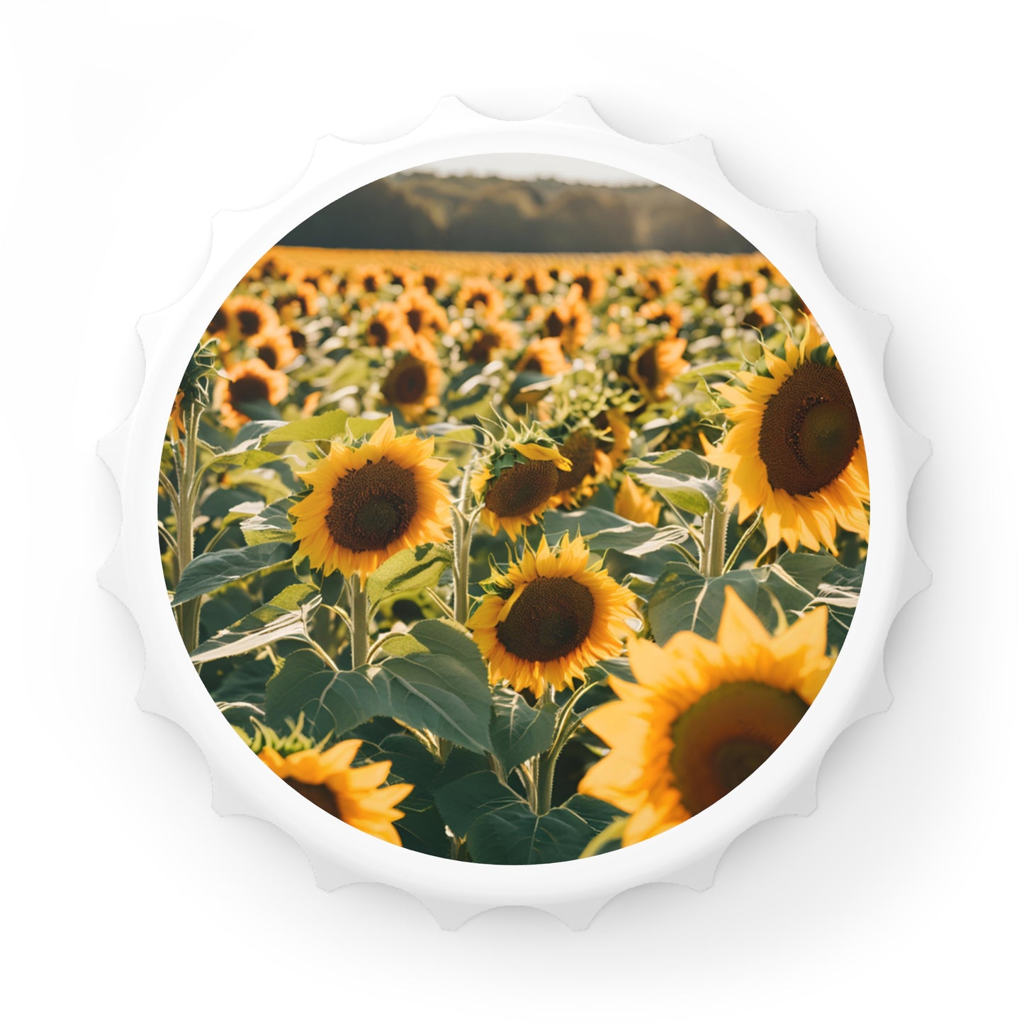 "Sunflower Field" Bottle Opener