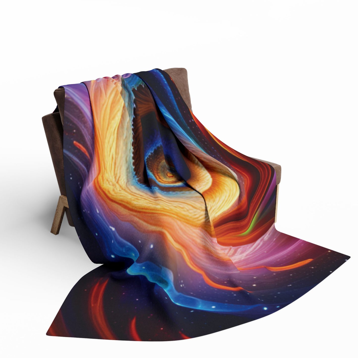 "Cosmic Spiral" Arctic Fleece Blanket