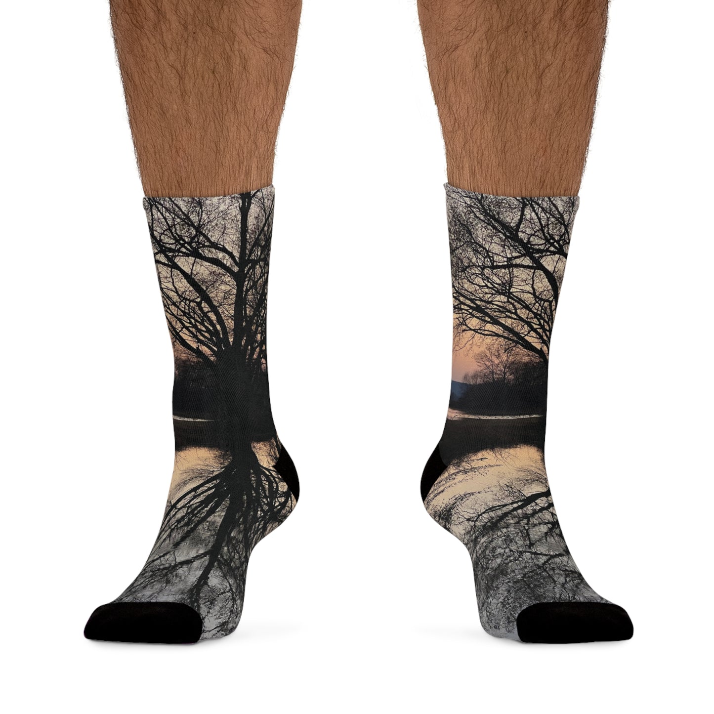 “Reflection At Sunset” Recycled Poly Socks