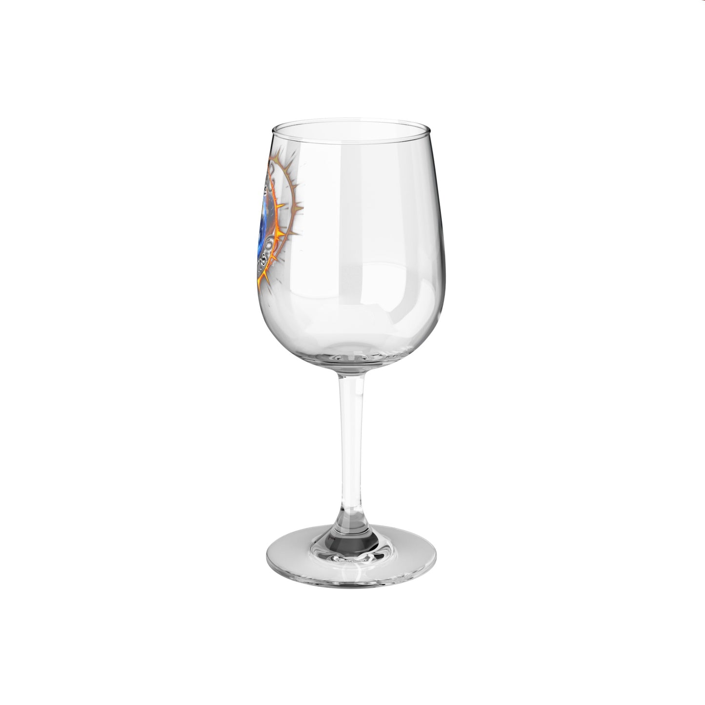 "Stone Customs" Wine Glass, 12oz