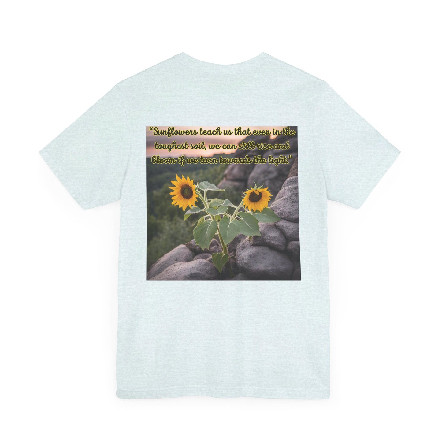 "Sunflower - Rise" Unisex Jersey Short Sleeve Tee 2