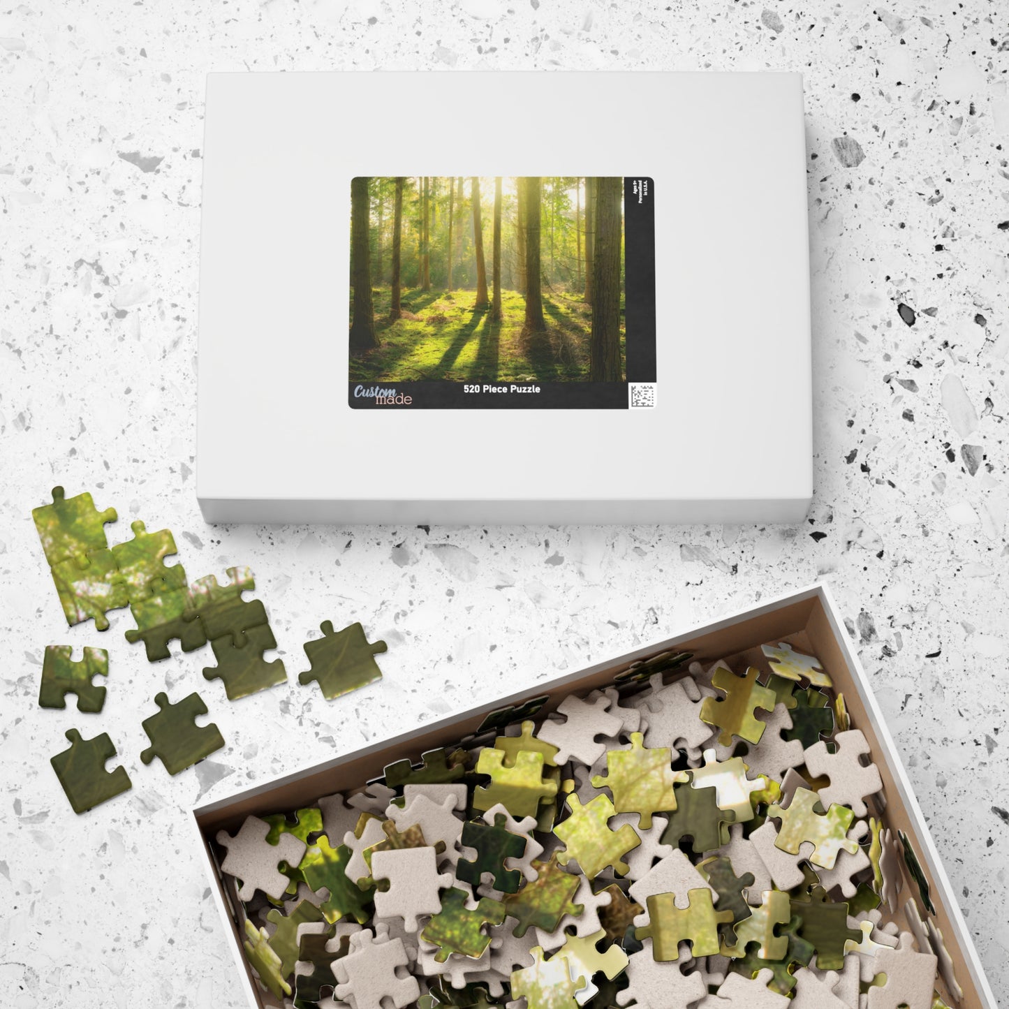 Horizontal "Mossy Woodland" Puzzle (110, 252, 520, 1014-piece)