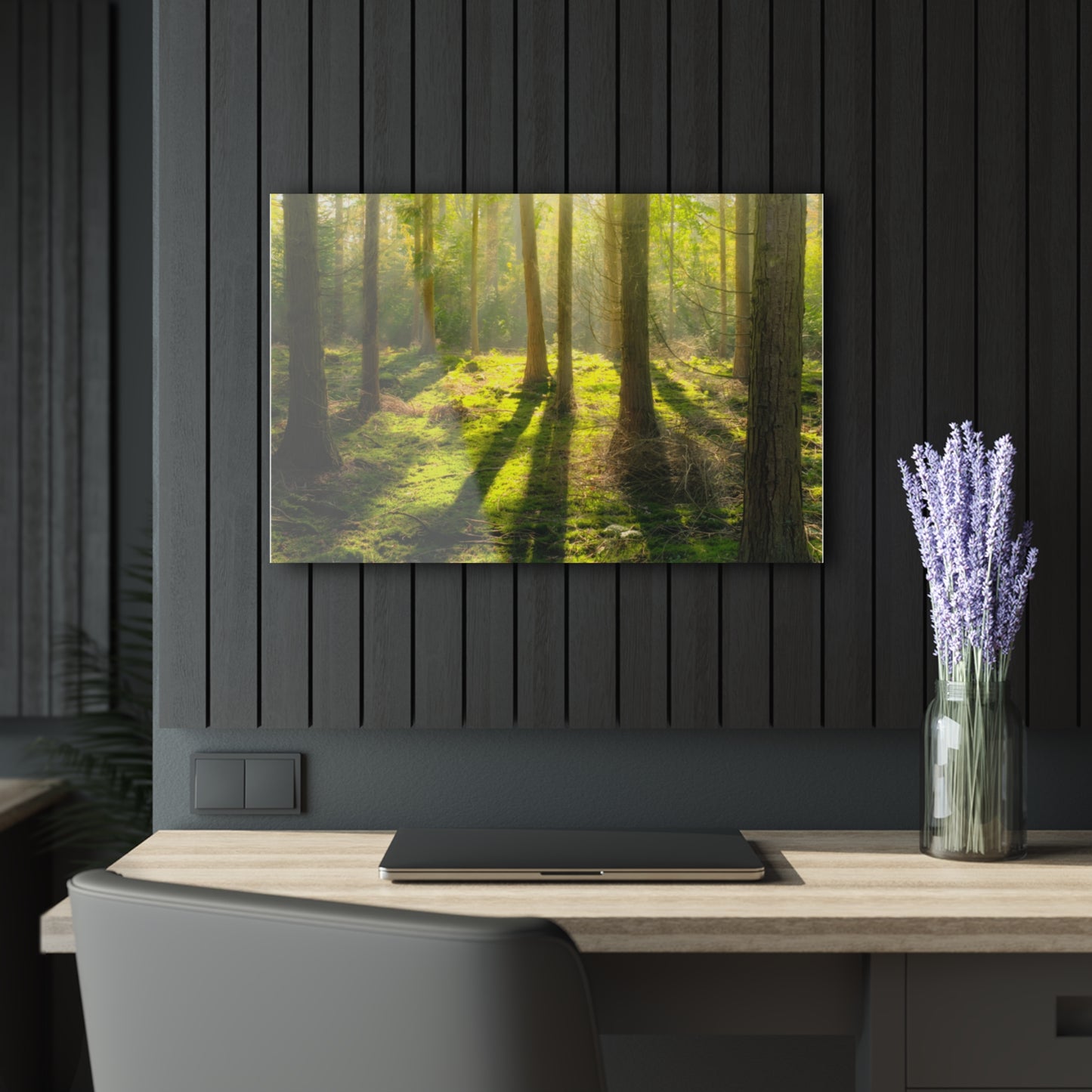“Mossy Woodland” Acrylic Prints (French Cleat Hanging)