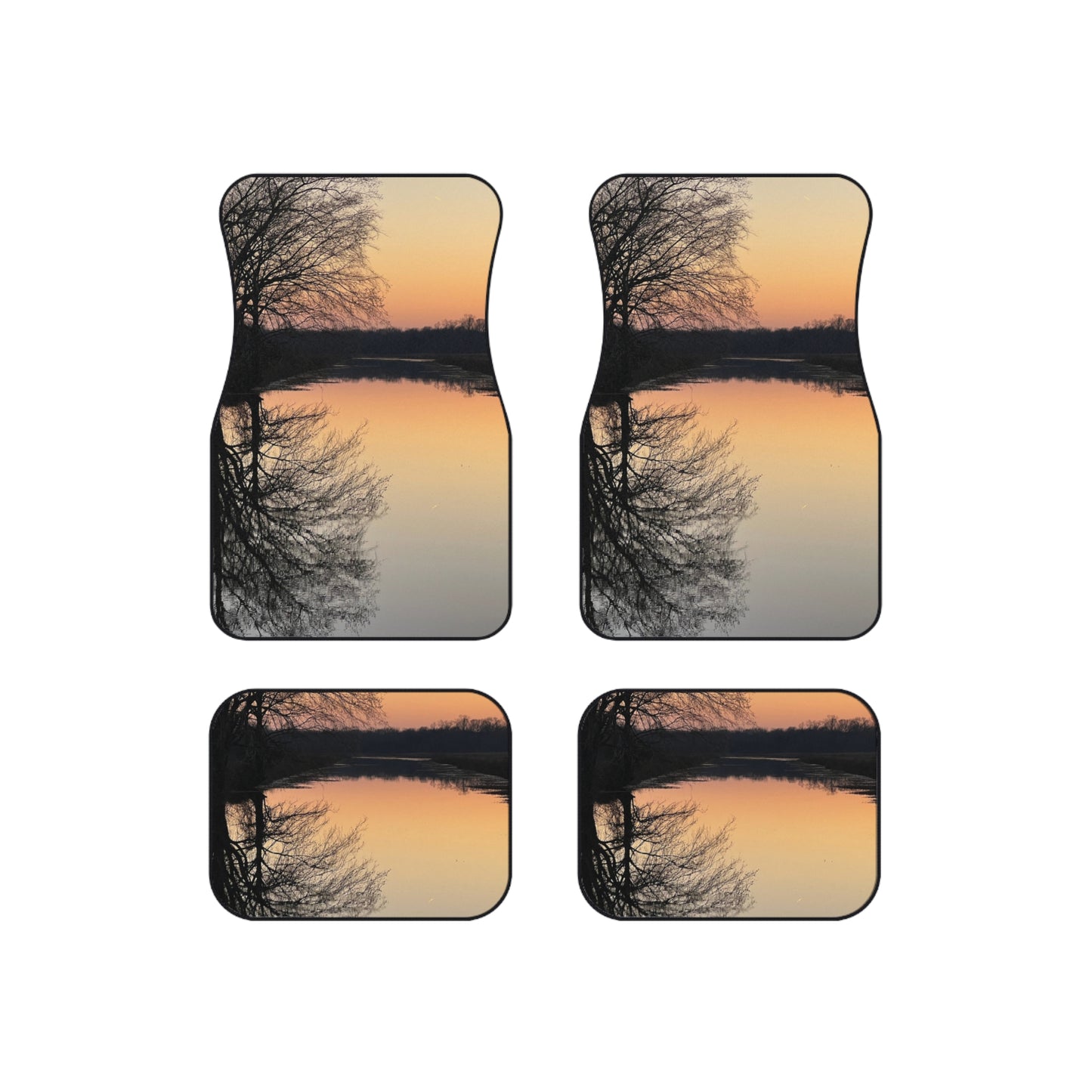 “Reflection At Sunset” Car Mats (Set of 4)