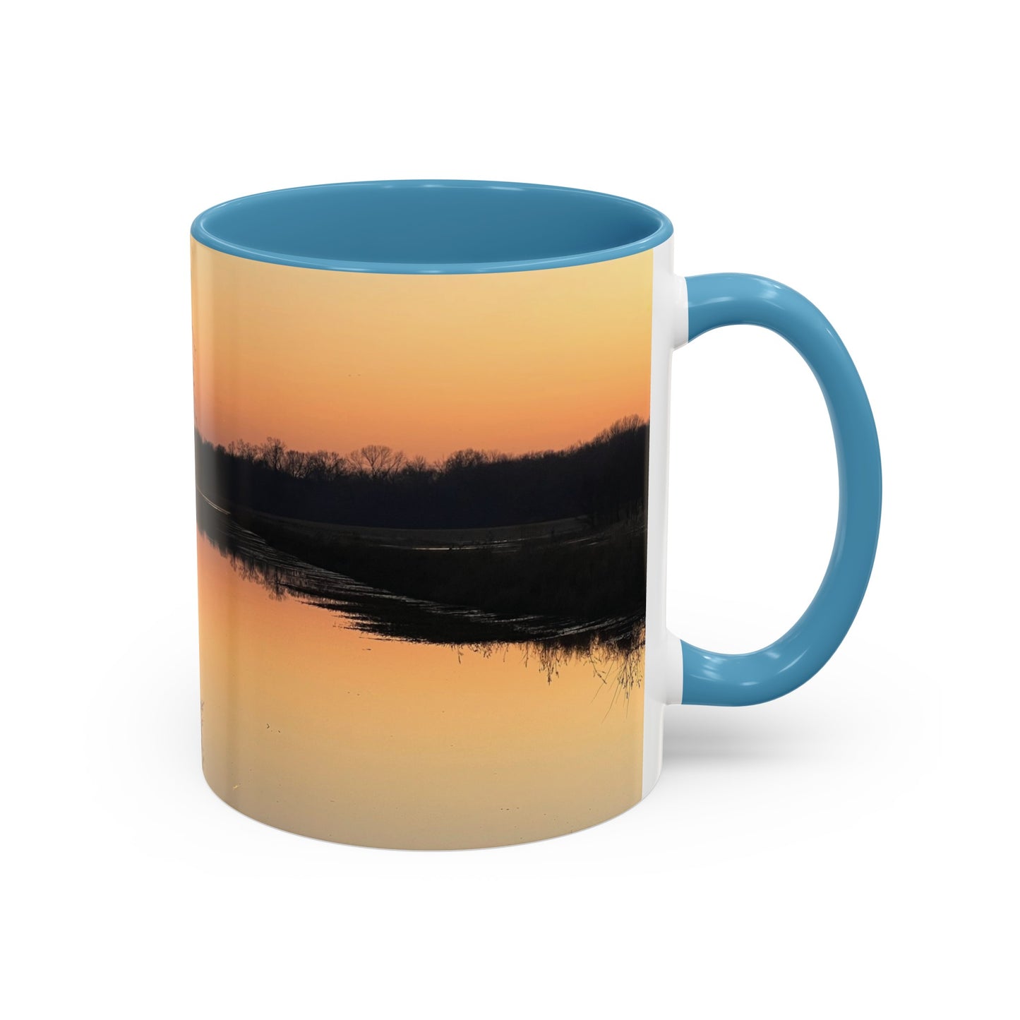 “Reflection At Sunset” Accent Coffee Mug (11, 15oz)