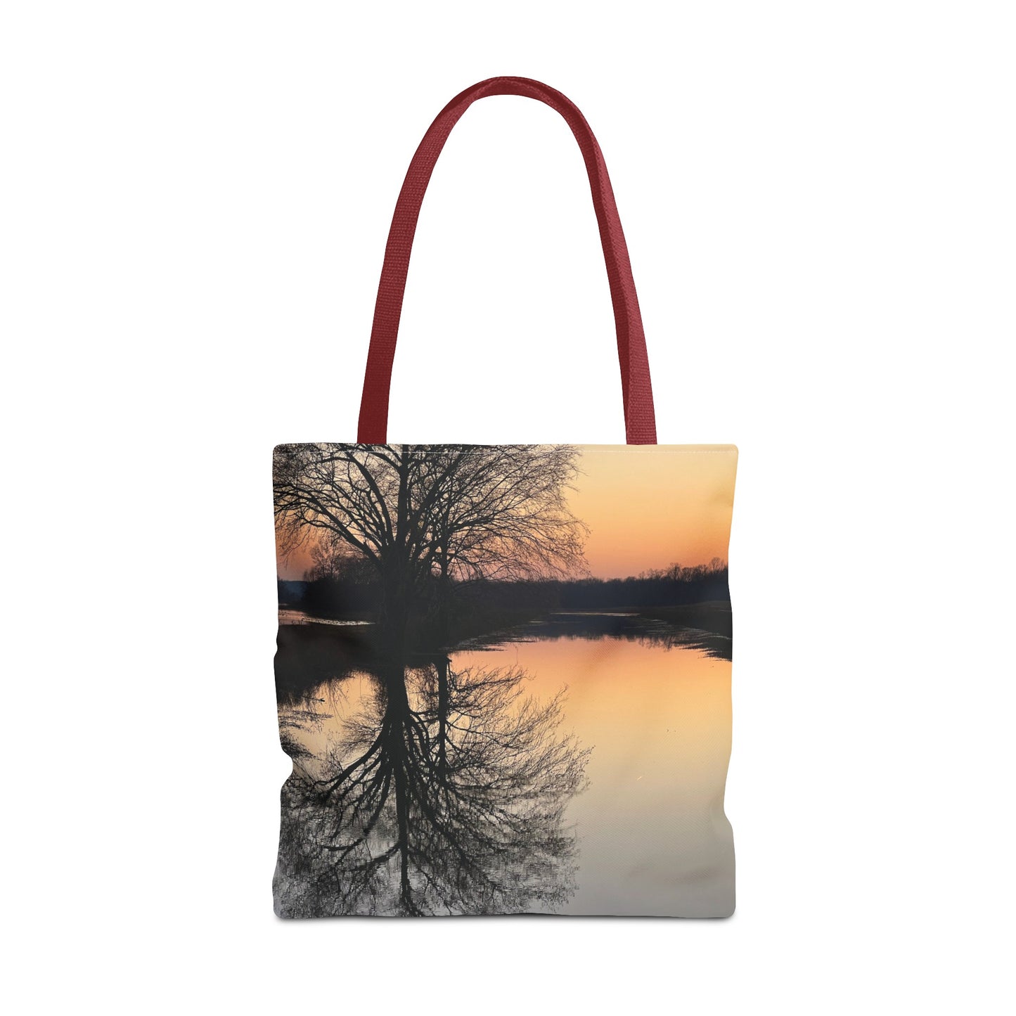 “Reflection At Sunset” Tote Bag (AOP)