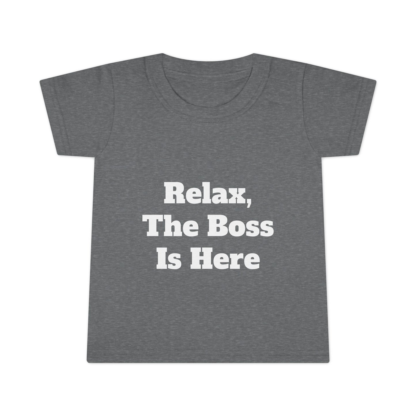 "Relax" Toddler T-shirt w/Logo on Back