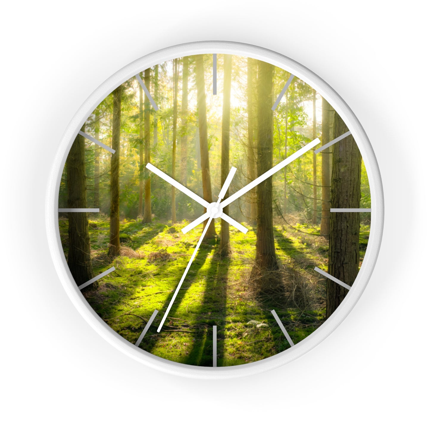 "Mossy Woodland" Wall Clock