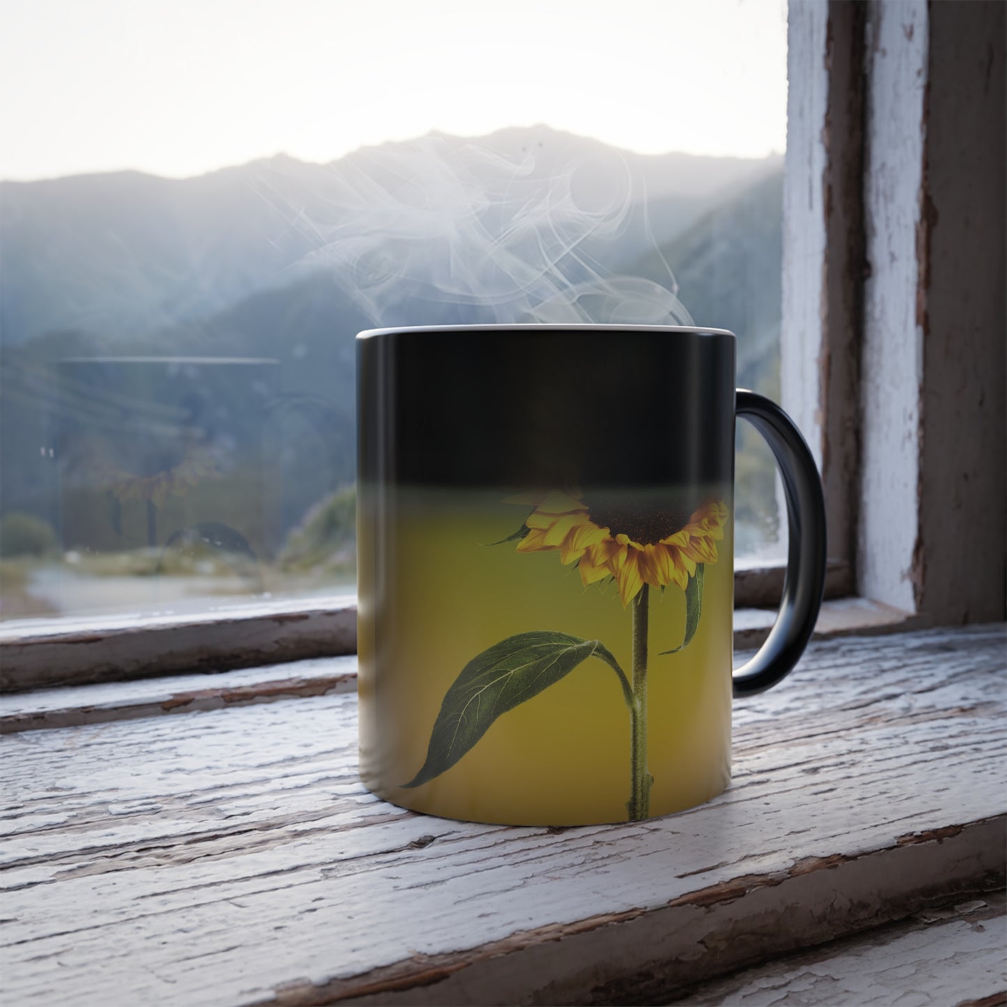 "Sunflower" Color Morphing Mug, 11oz