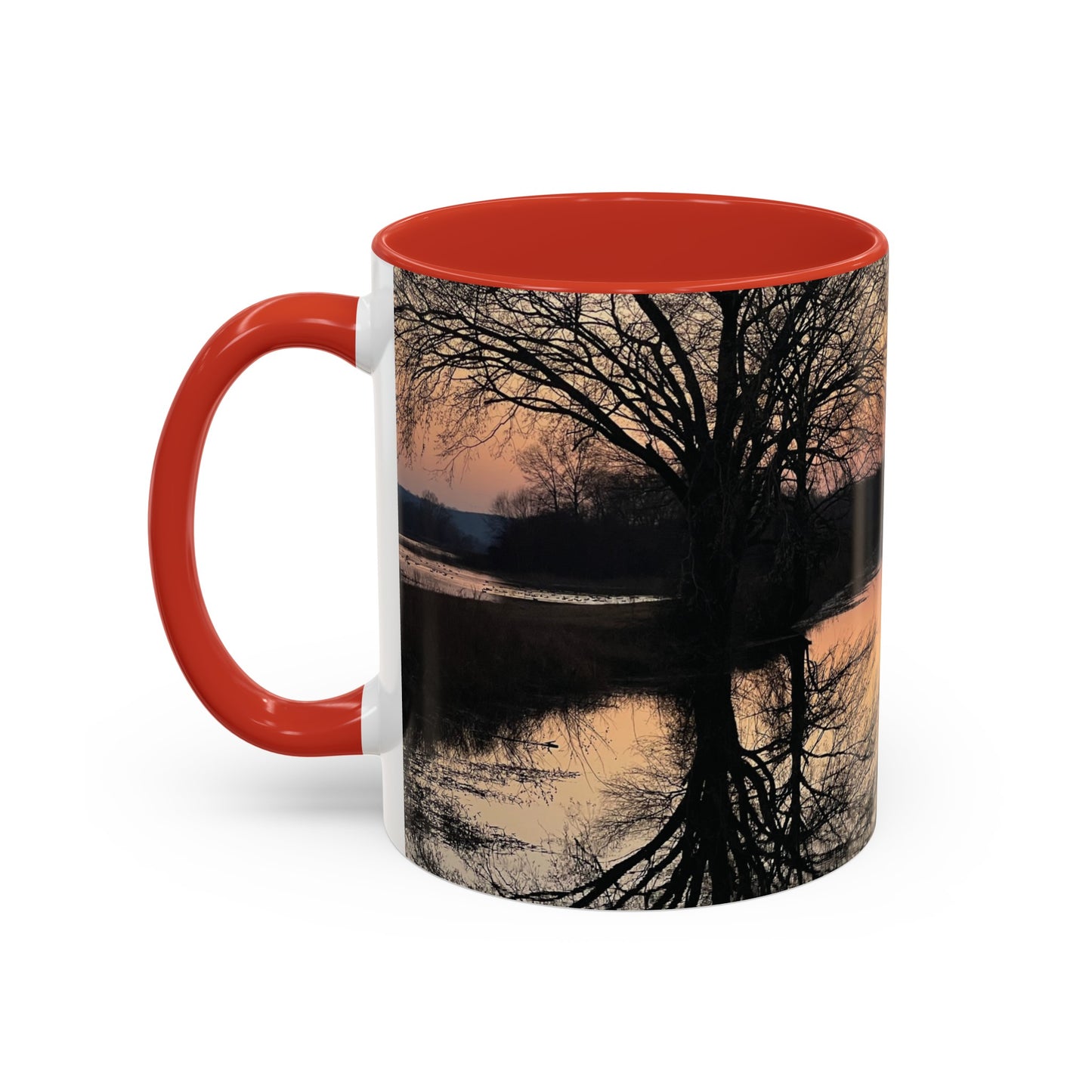 “Reflection At Sunset” Accent Coffee Mug (11, 15oz)