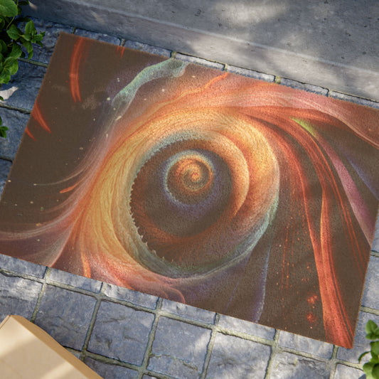 "Cosmic Spiral" Doormat