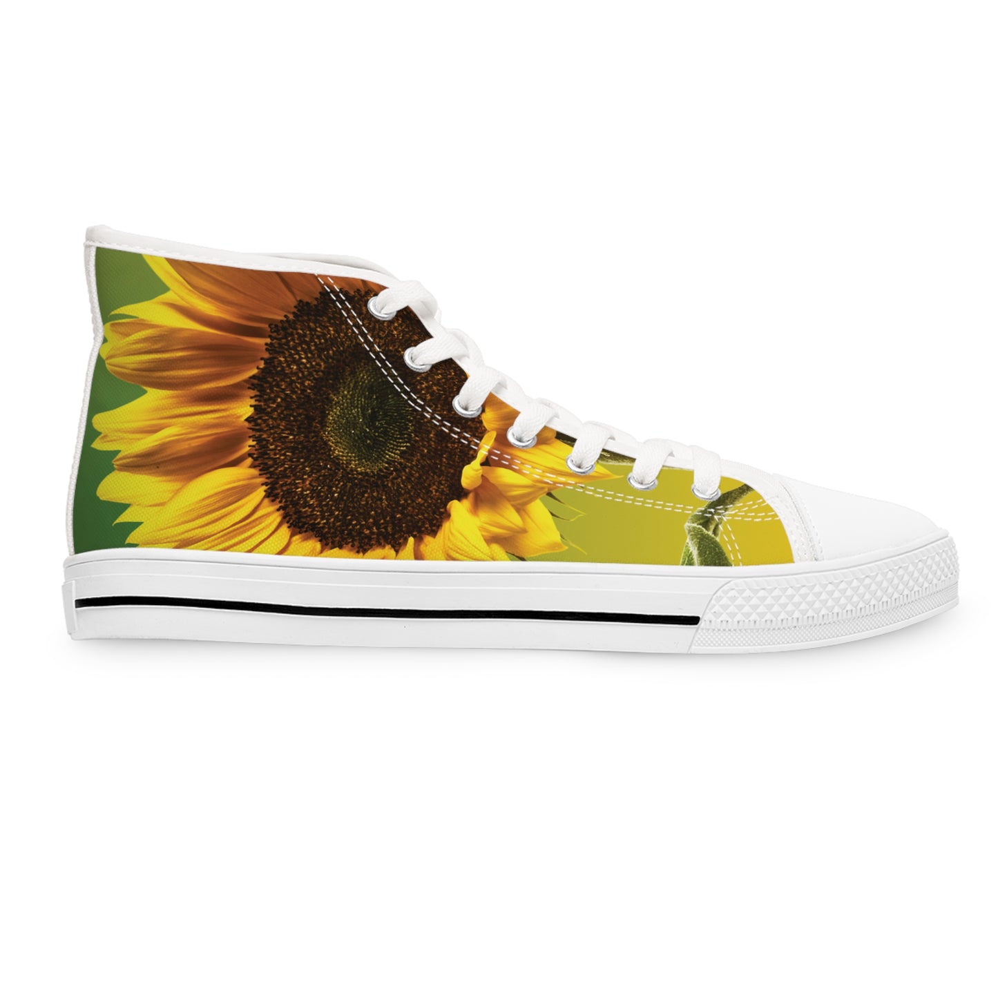 "Sunflower" Women's High Top Sneakers