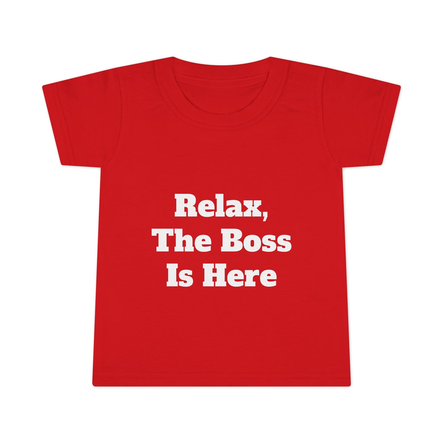 "Relax" Toddler T-shirt w/Logo on Back