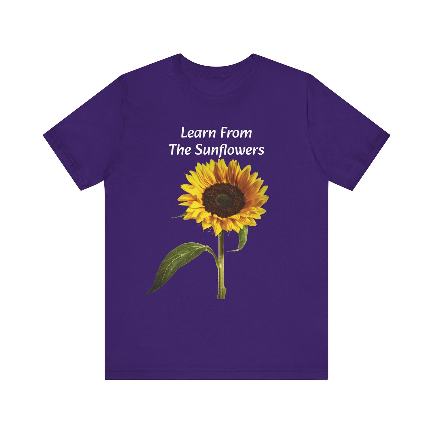 "Sunflower - Rise" Unisex Jersey Short Sleeve Tee 3