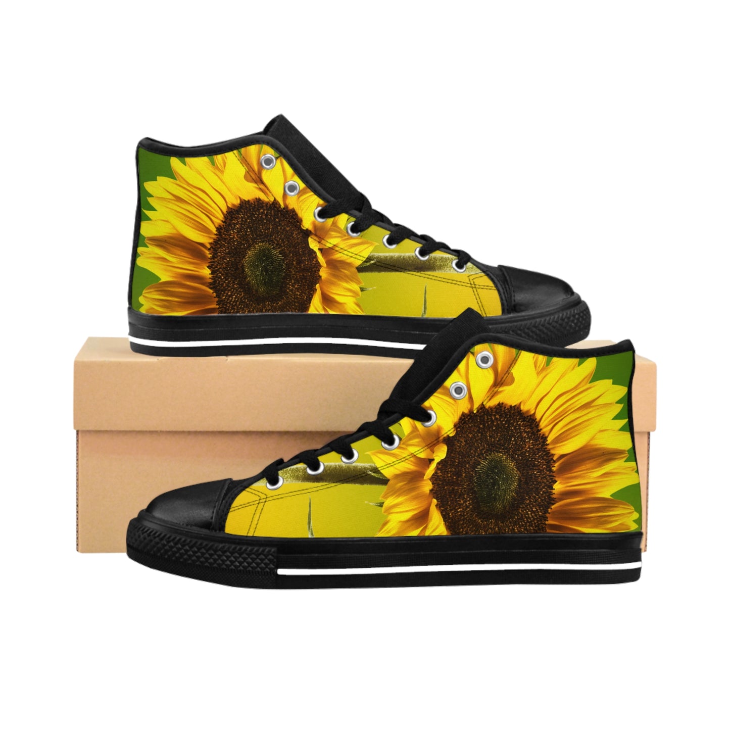 "Sunflower" Women's Classic Sneakers