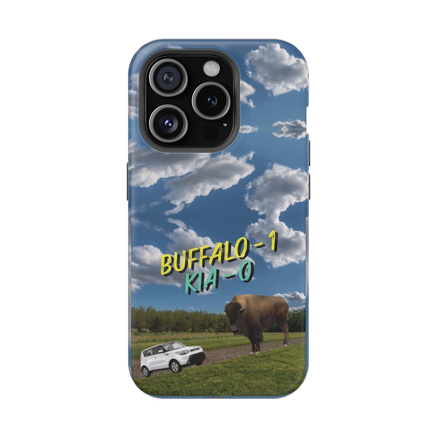 "Buffalo vs Kia" Magnetic Tough Cases