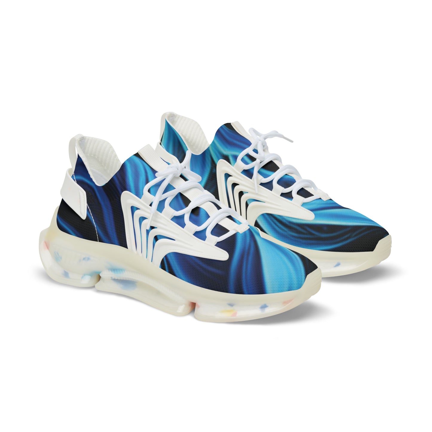 "Blue Flame" Men's Mesh Sneakers