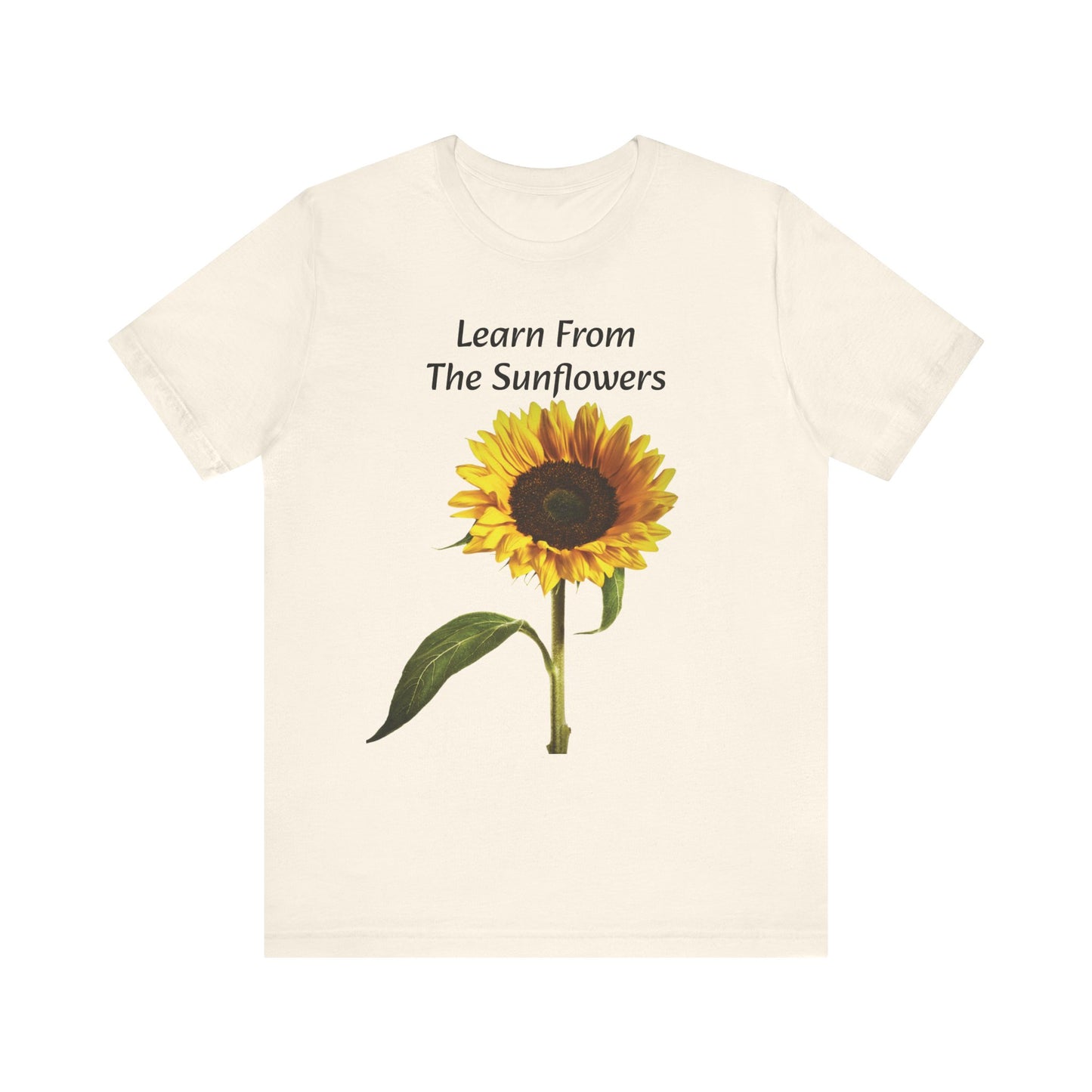 "Sunflower - Rise" Unisex Jersey Short Sleeve Tee 1