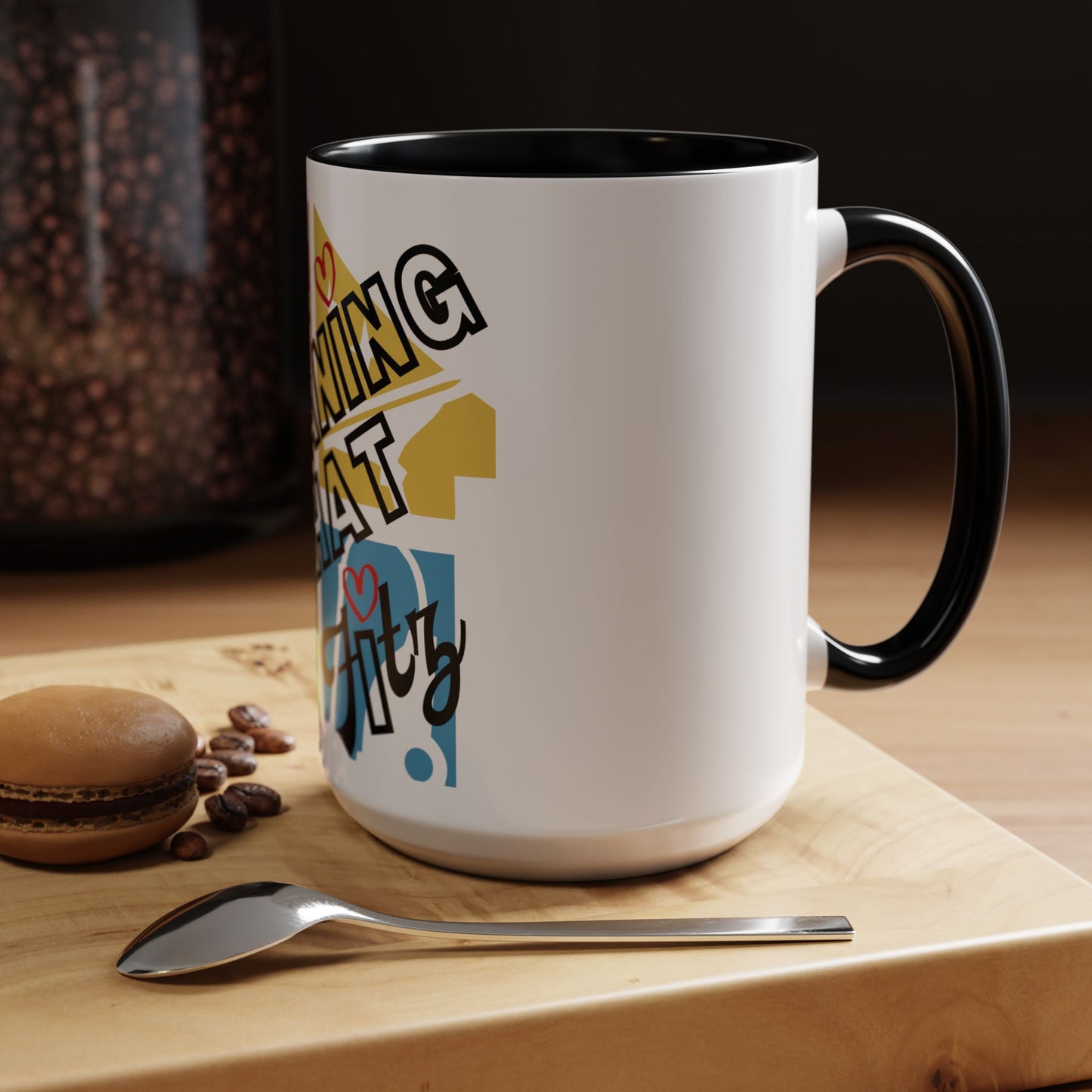 "Cleaning That Fitz" Logo Accent Coffee Mug (11, 15oz)