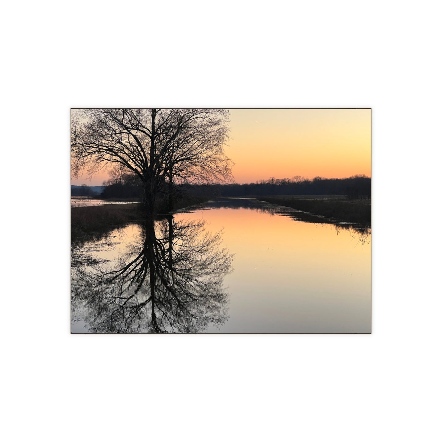 “Reflection At Sunset” Ceramic Photo Tile
