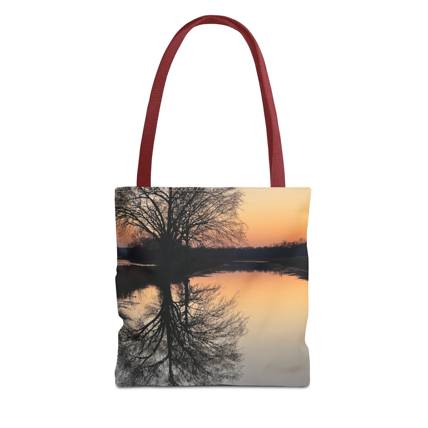 “Reflection At Sunset” Tote Bag (AOP)