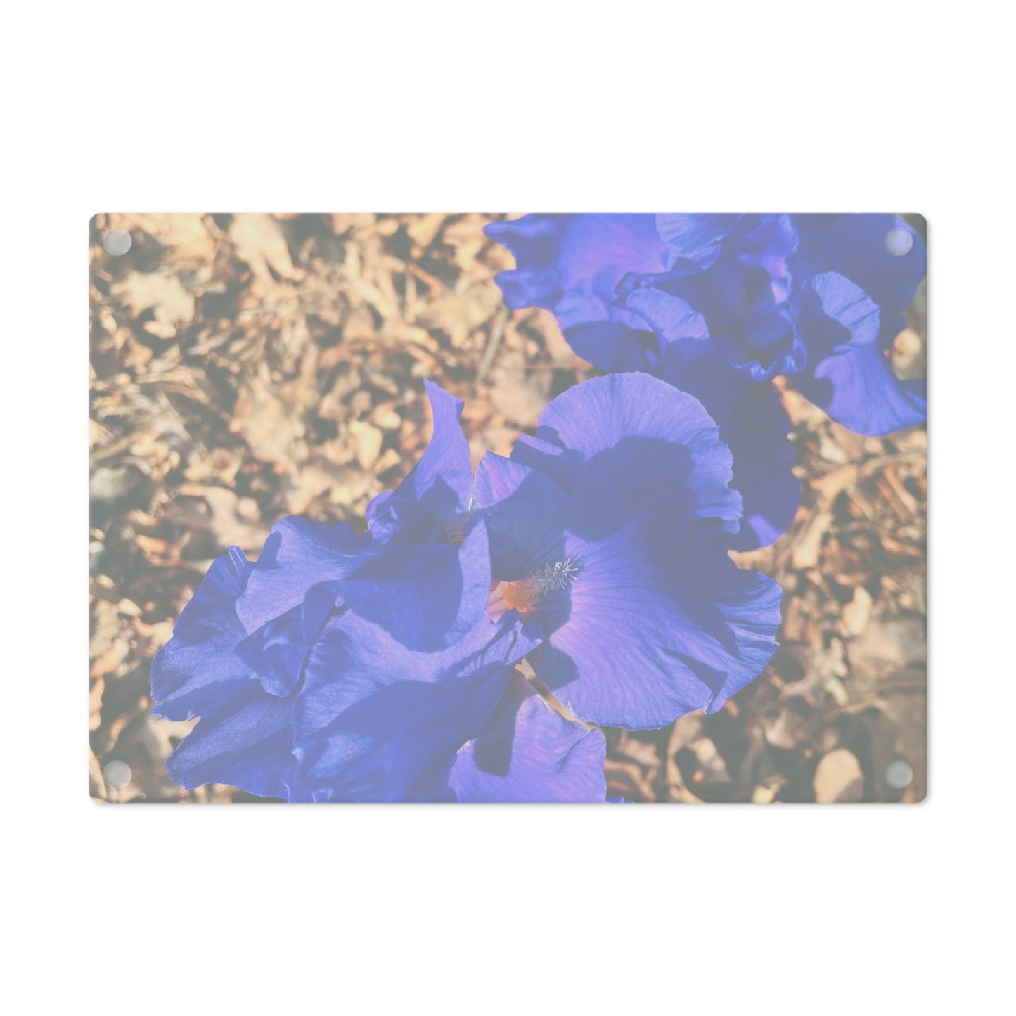 "Blue Flowers" Cutting Board