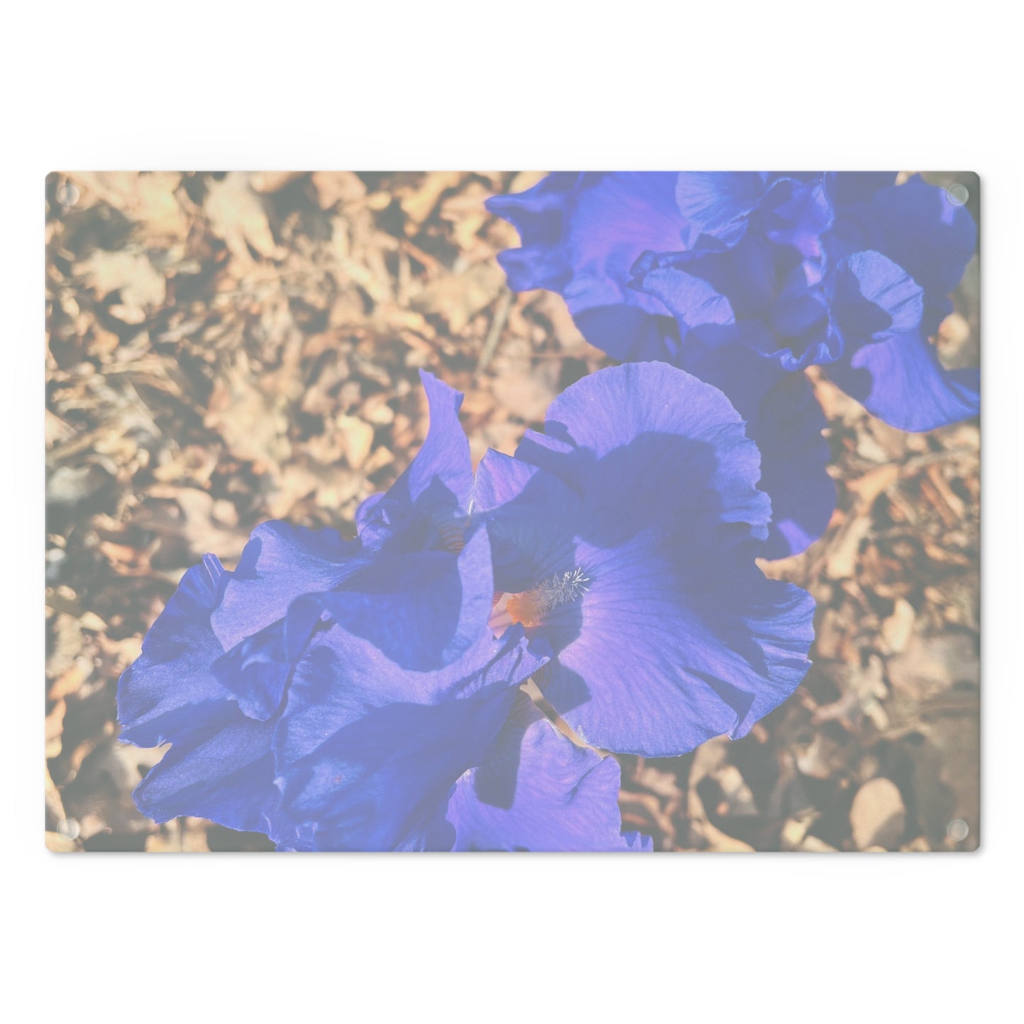 "Blue Flowers" Cutting Board