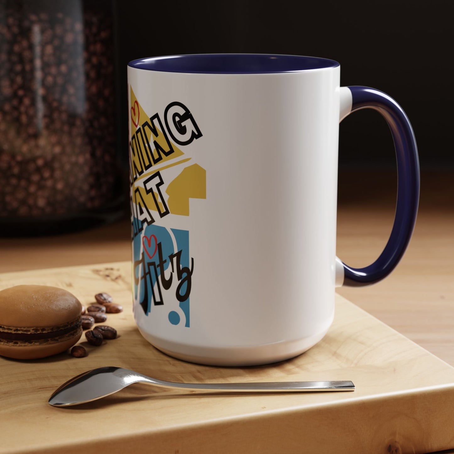 "Cleaning That Fitz" Logo Accent Coffee Mug (11, 15oz)