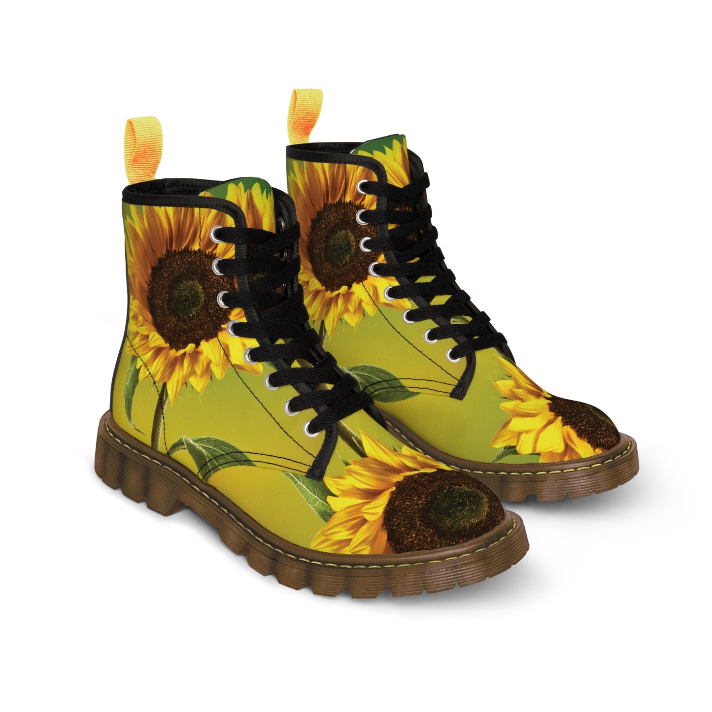 "Sunflower" Women's Canvas Boots