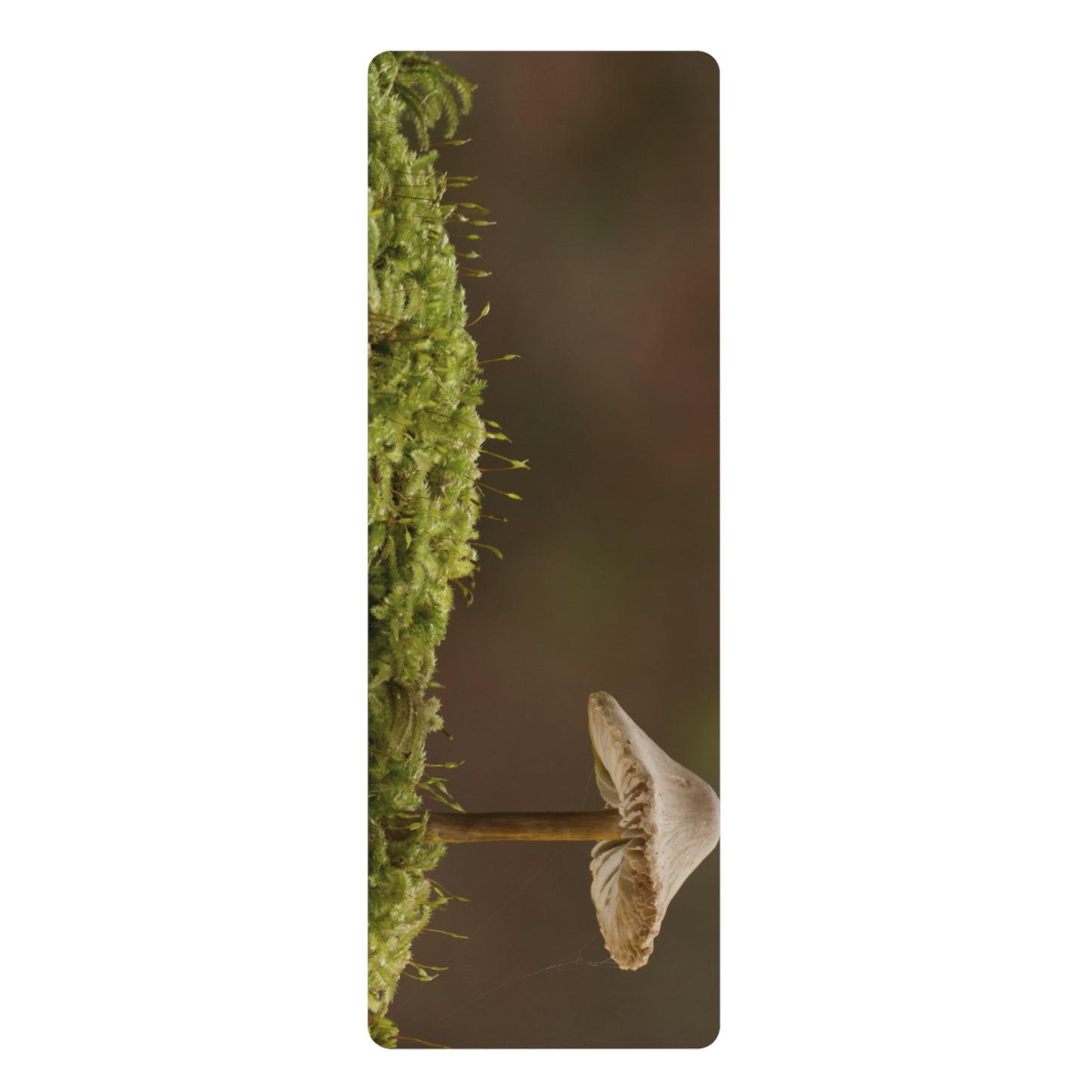 "Mushroom On Mossy Mound" Rubber Yoga Mat