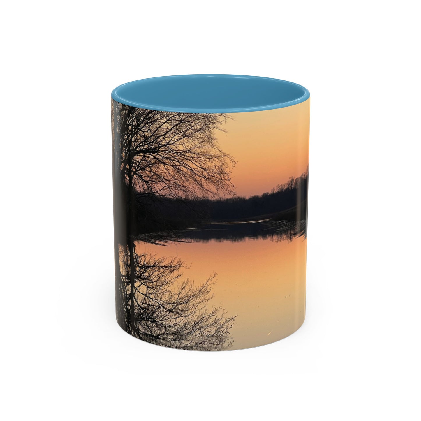 “Reflection At Sunset” Accent Coffee Mug (11, 15oz)