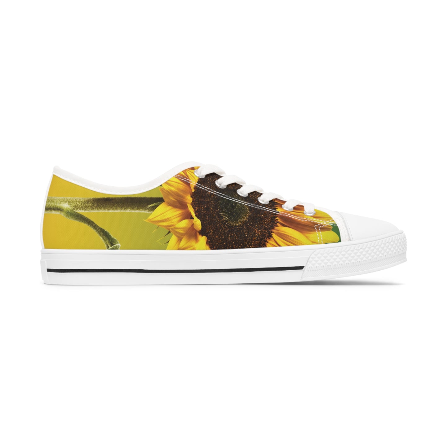 "Sunflower" Women's Low Top Sneakers