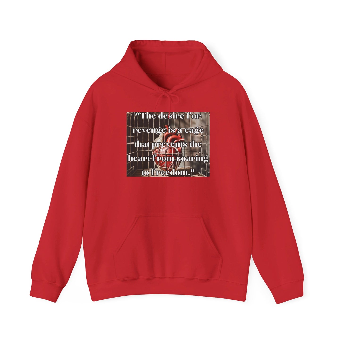 "Heart In A Cage/Stone Customs" Unisex Heavy Blend™ Hooded Sweatshirt