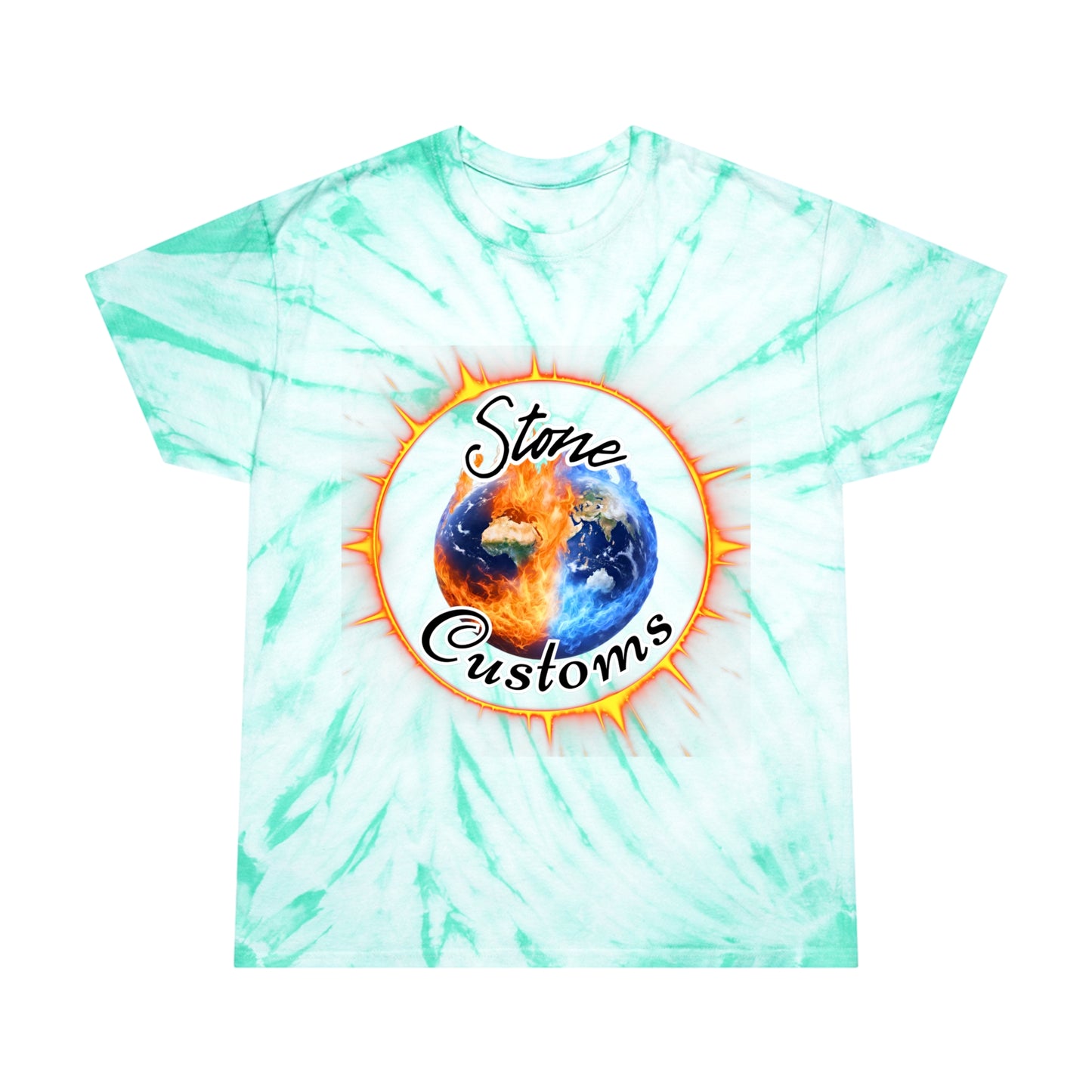 "Stone Customs" Tie-Dye Tee, Cyclone