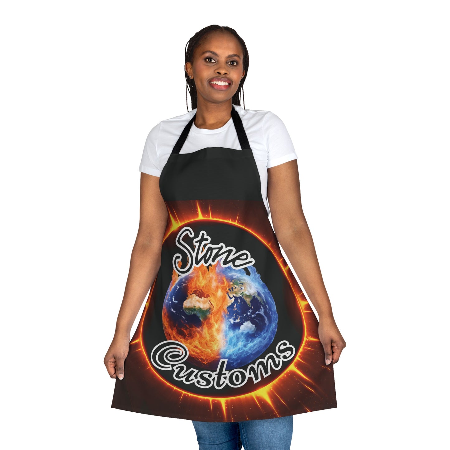 "Stone Customs" Apron, 5-Color Straps (AOP)