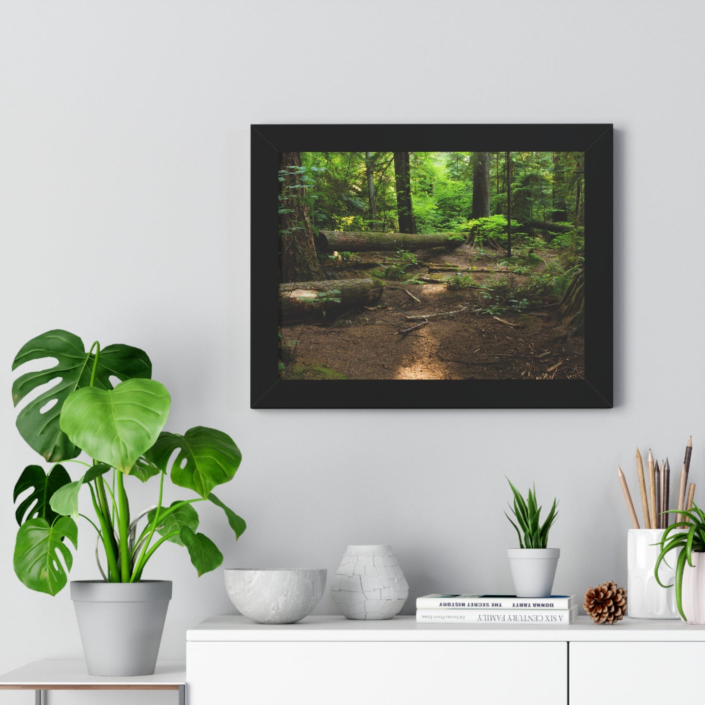 "Fallen Tree" Framed Horizontal Poster