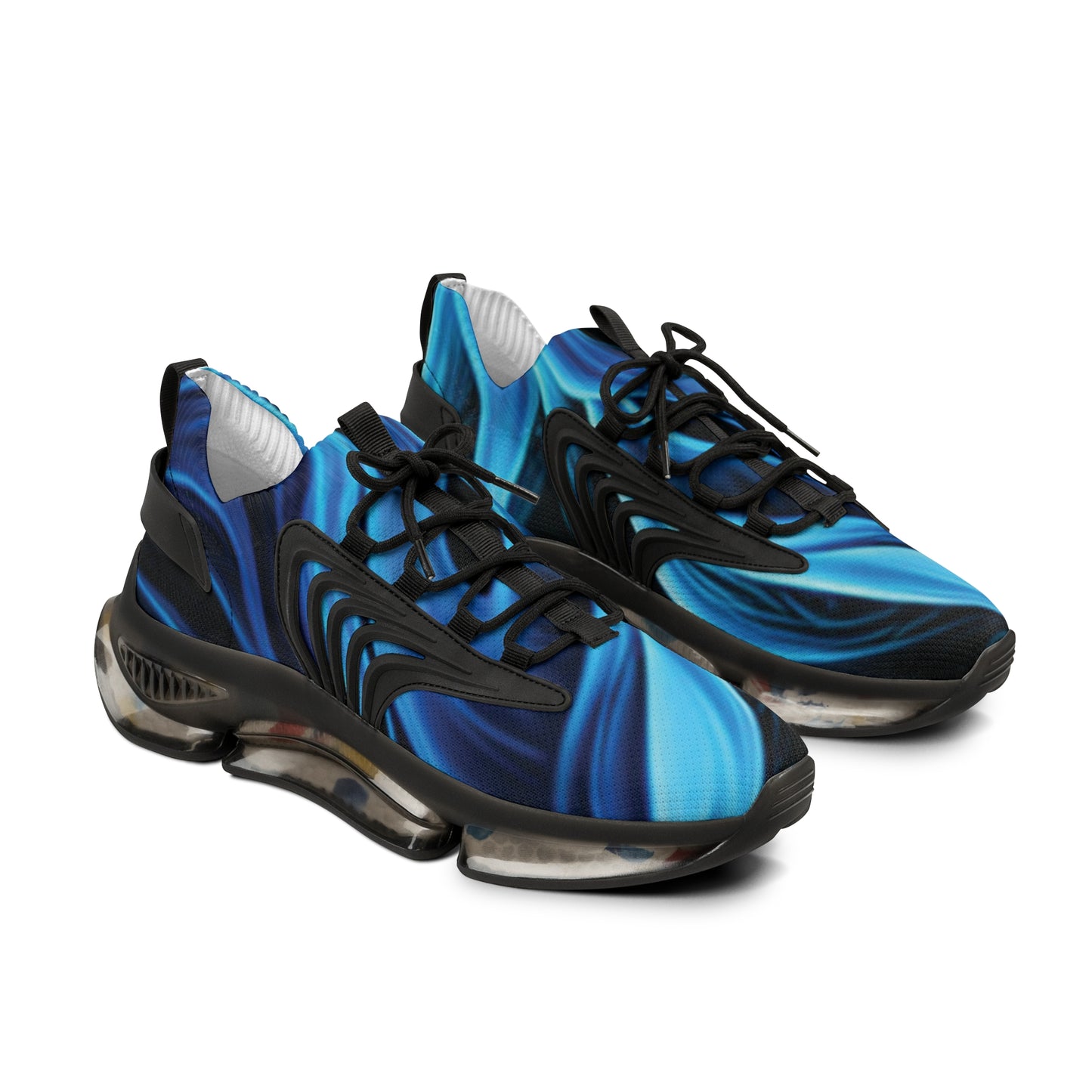 "Blue Flame" Men's Mesh Sneakers