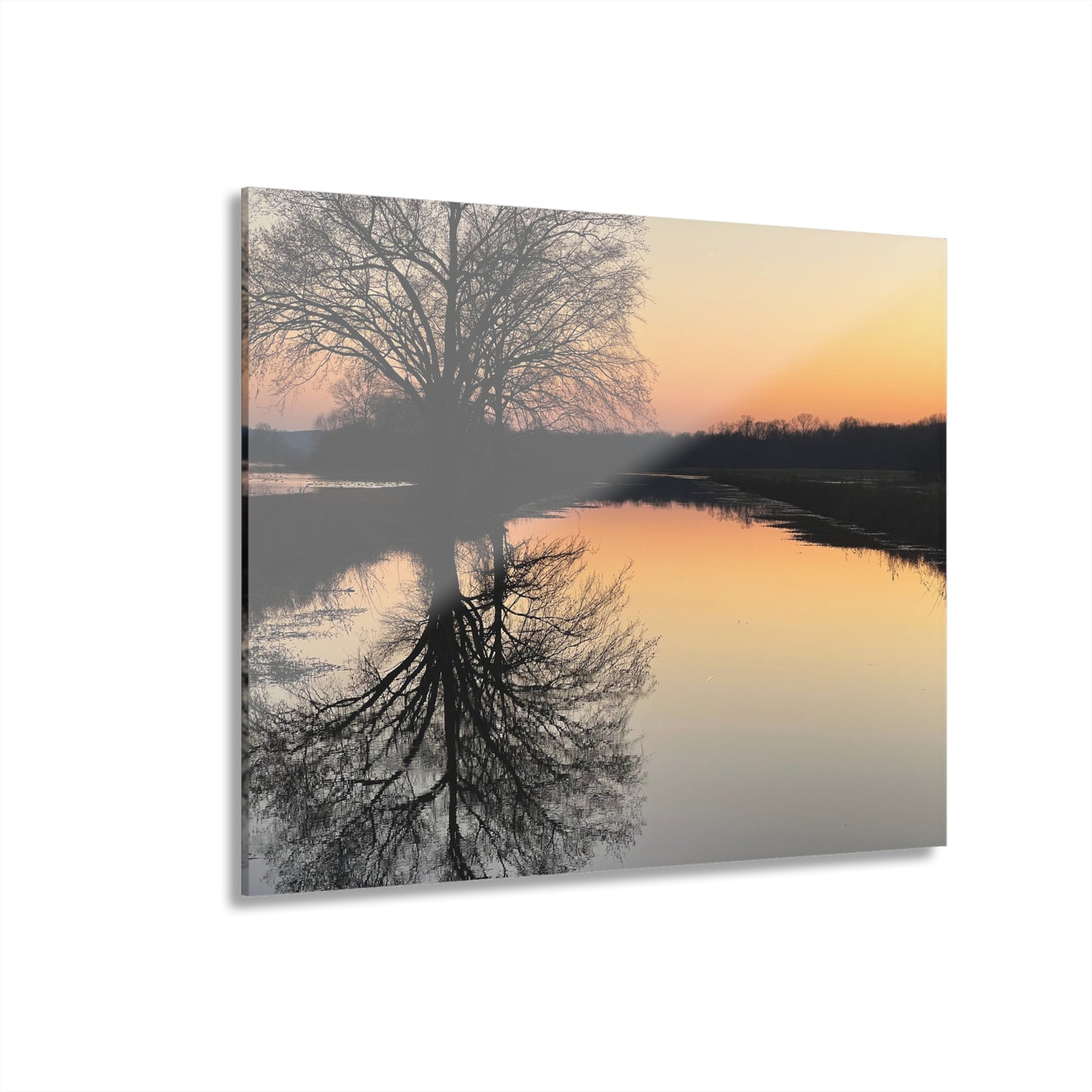 “Reflection At Sunset” Acrylic Prints (French Cleat Hanging)