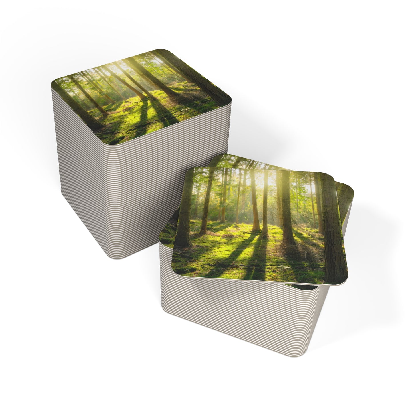 "Mossy Woodland" Coasters (50, 100 pcs)