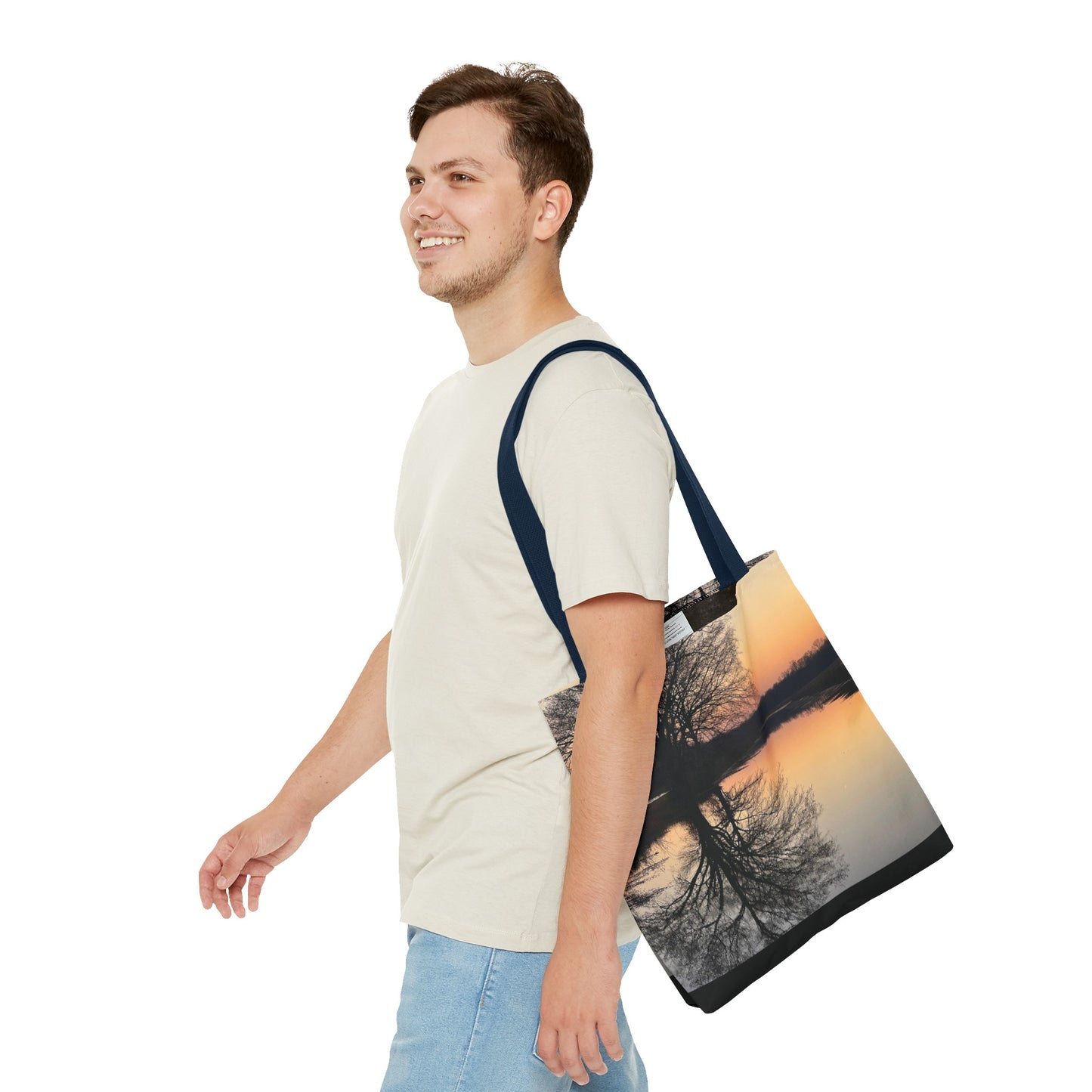 “Reflection At Sunset” Tote Bag (AOP)