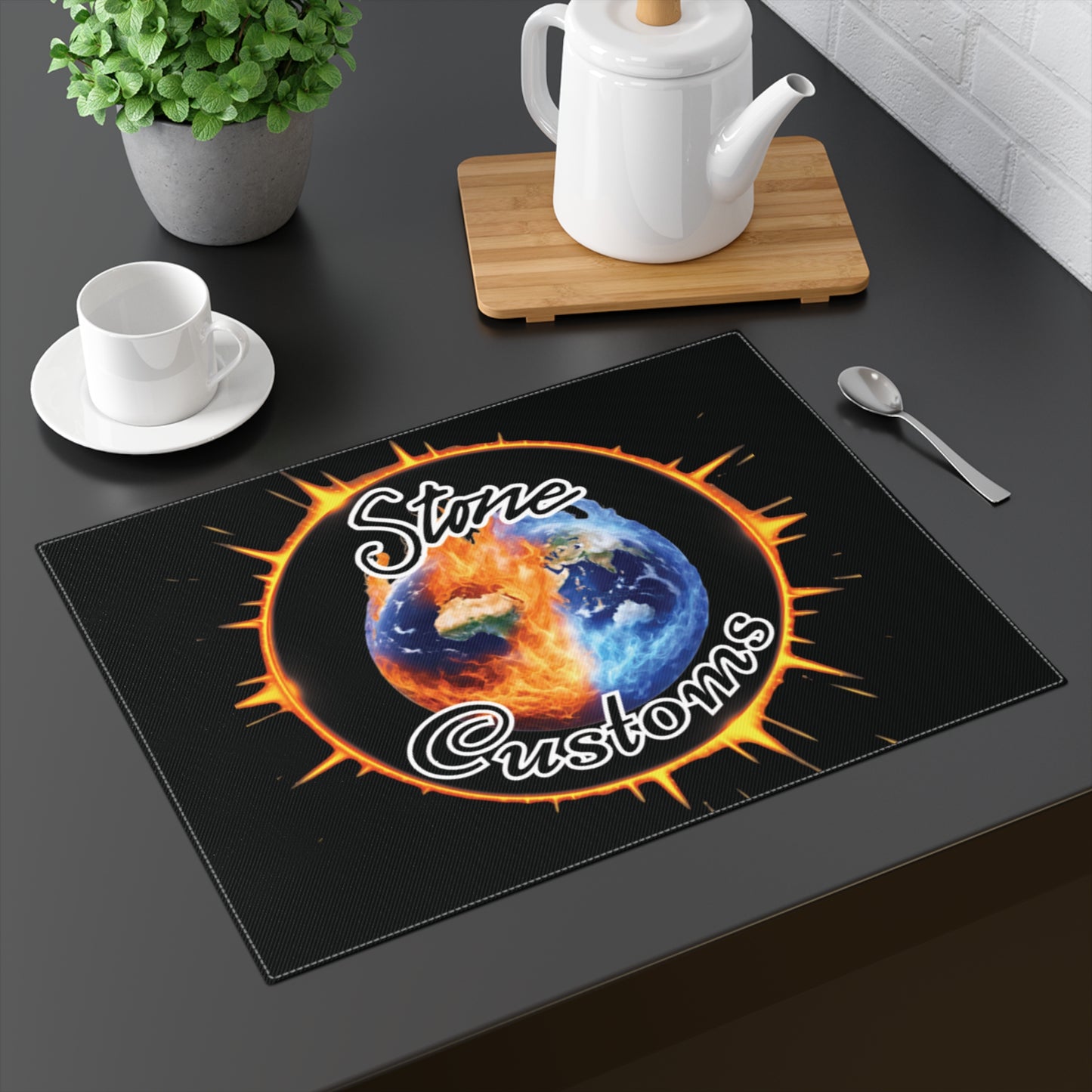 "Stone Customs" Placemat, 1pc
