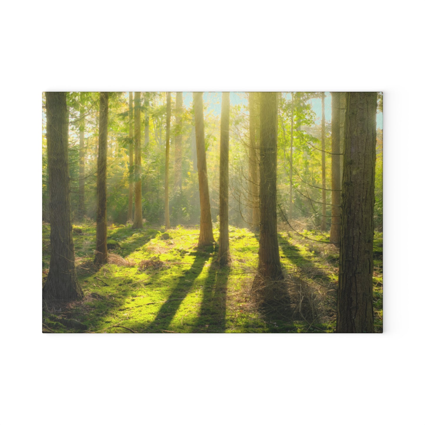 "Mossy Woodland" Glass Cutting Board