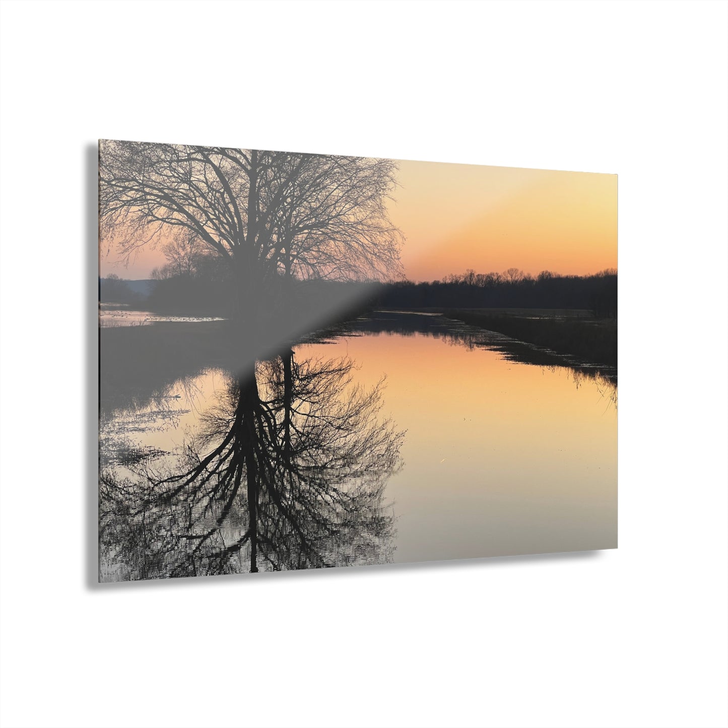 “Reflection At Sunset” Acrylic Prints (French Cleat Hanging)