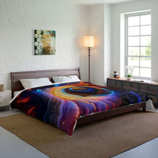 "Cosmic Spiral" Comforter