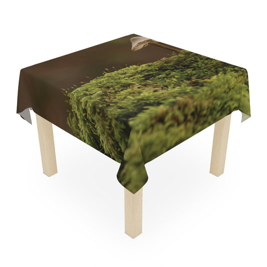 "Mushroom On Mossy Mound" Tablecloth