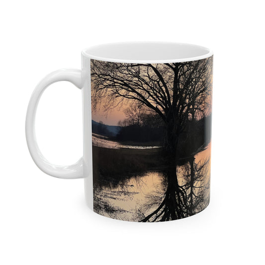 “Reflection At Sunset” Ceramic Mug, (11oz, 15oz)