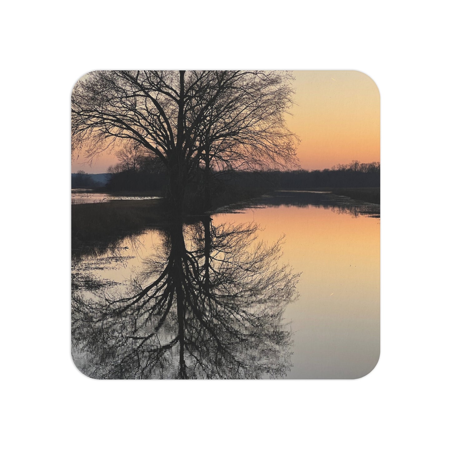 "Reflections At Sunset" Coasters (50, 100 pcs)