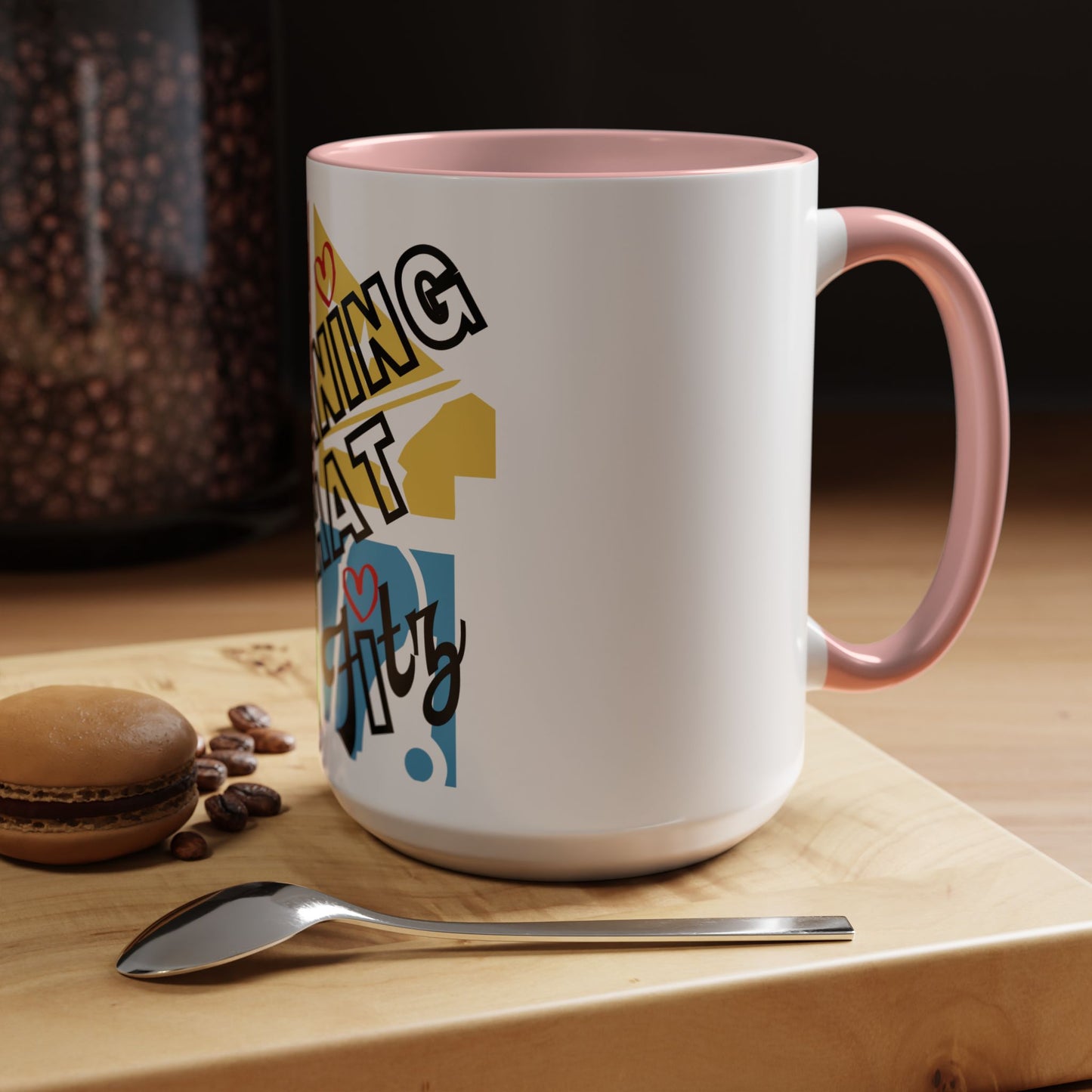 "Cleaning That Fitz" Logo Accent Coffee Mug (11, 15oz)