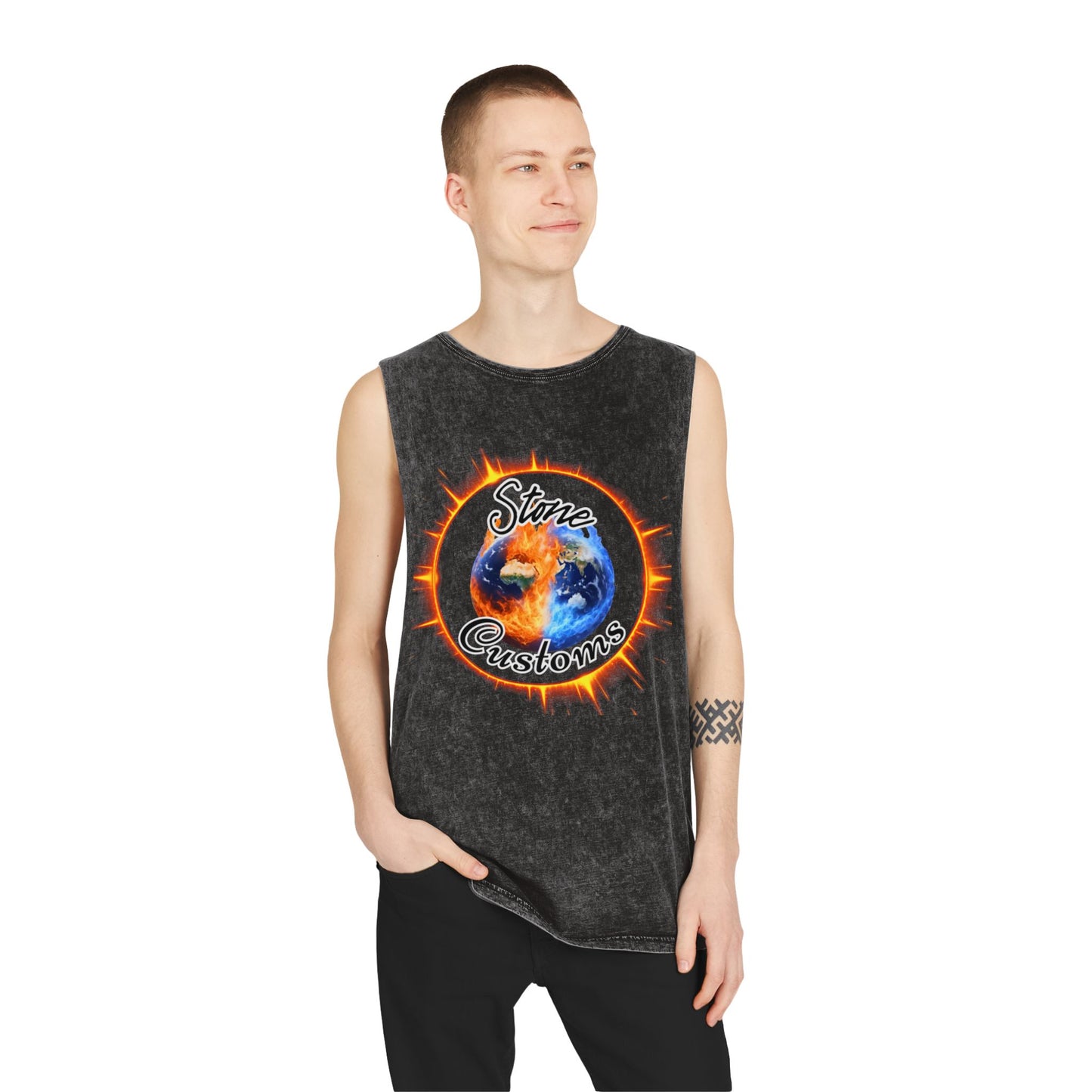 "Stone Customs" Unisex Stonewash Tank Top