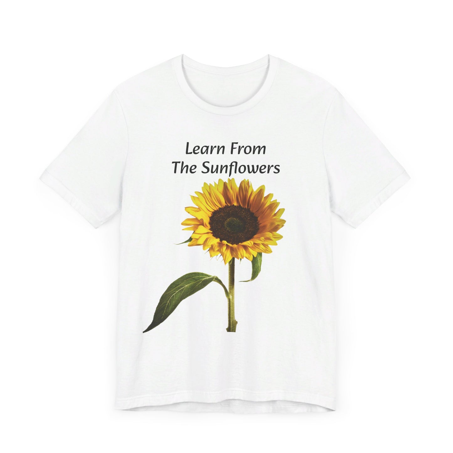 "Sunflower - Rise" Unisex Jersey Short Sleeve Tee 1